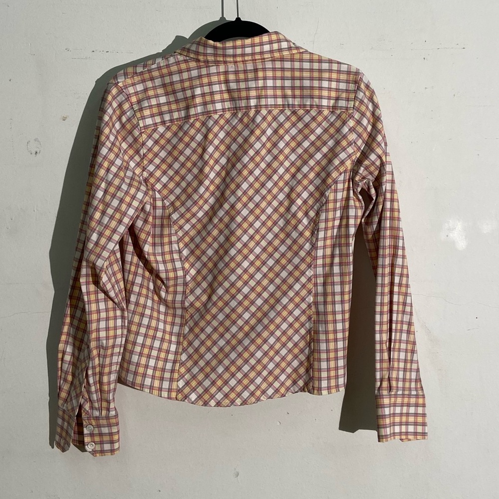 Faconnable Checkered Button Down Shirt - image 3